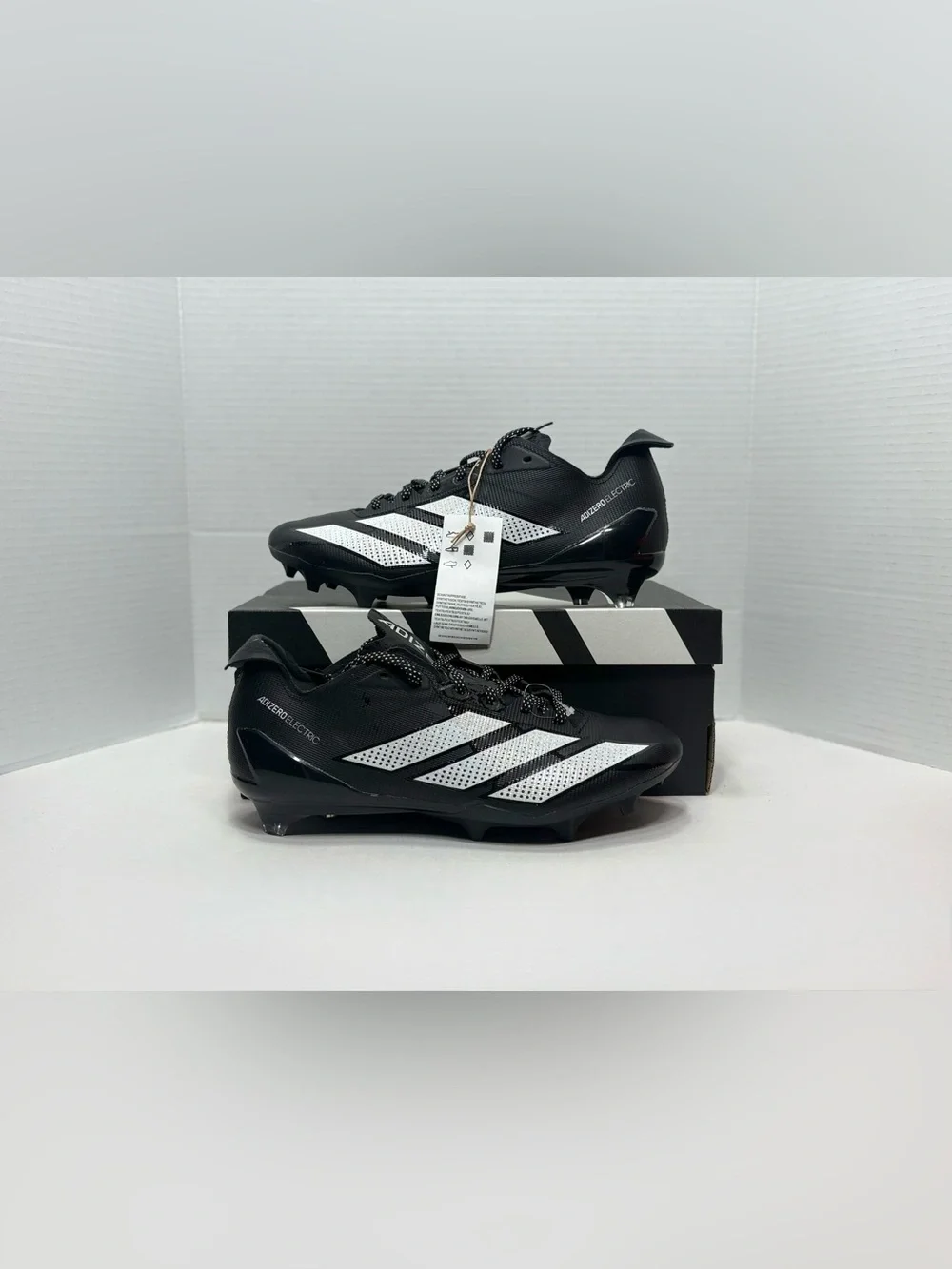 adidas Adizero Electric Men's Black/White Athletic Football Cleats